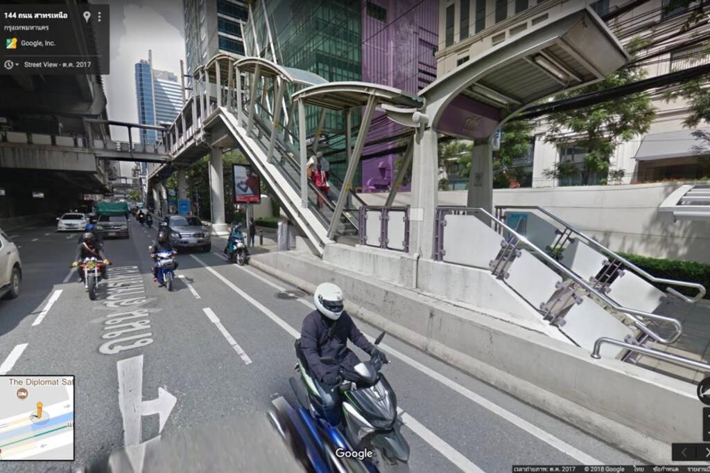 S1 Large Duplex Silom 3 Beds, Full Kitchen Wifi Apartamento Banguecoque Exterior foto